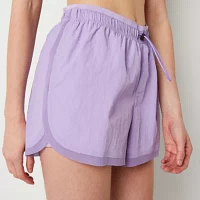 Self Esteem Womens Mid Rise Running Short-Juniors