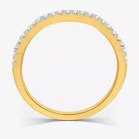 I Said Yes (H-I / I1) Womens 1 CT. T.W. Lab Grown White Diamond Sterling Silver or 14K Gold Over Side Stone Halo Bridal Set