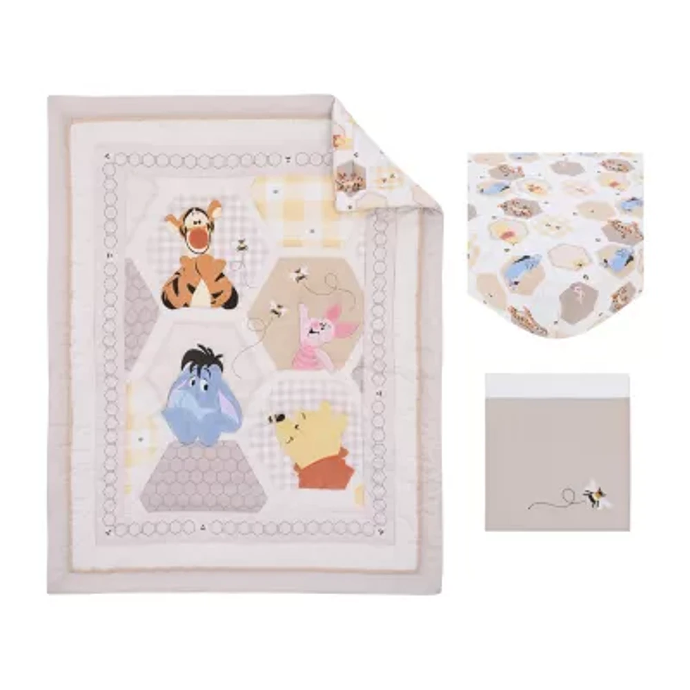 Disney Collection 3-pc. Winnie The Pooh Crib Bedding Set