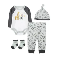 Baby Essentials Baby Boys 4-pc. Baby Clothing Set