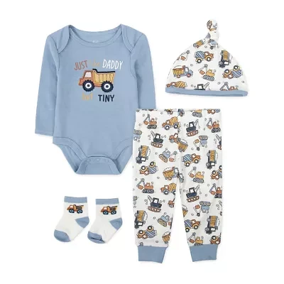 Baby Essentials Boys 4-pc. Clothing Set