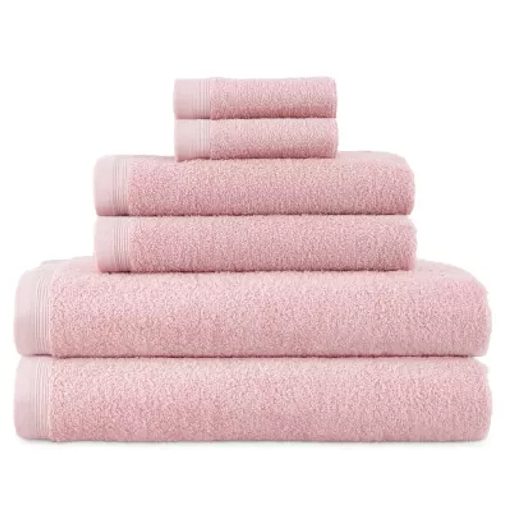 Home Expressions Solid & Stripe Bath Towel