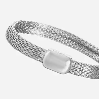 Monet® Silver-Tone Magnetic Closure Bracelet