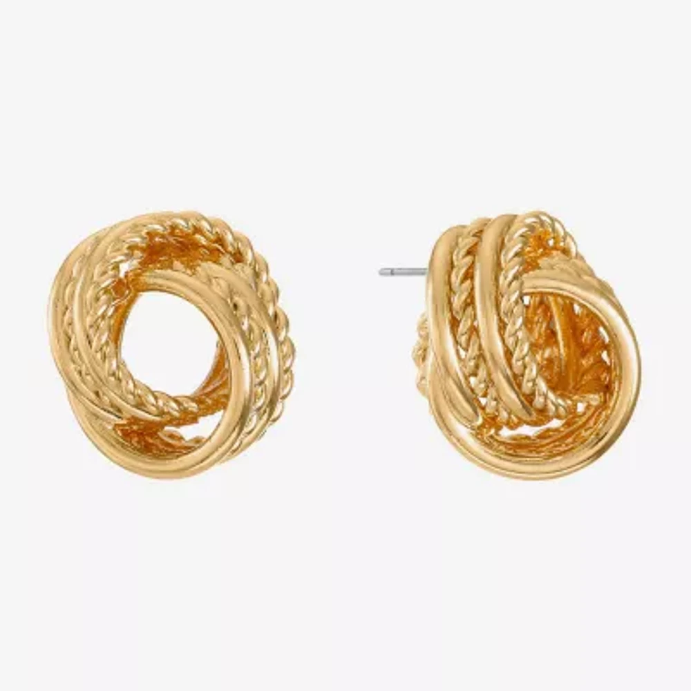 Monet® Gold-Tone Knot Earrings