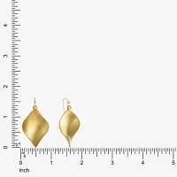 Monet Jewelry Gold Tone Twisted Drop Earrings