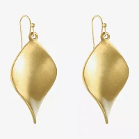 Monet Jewelry Gold Tone Twisted Drop Earrings