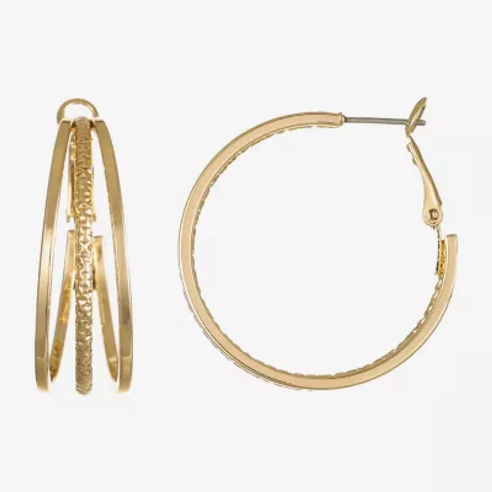 Liz Claiborne Medium Hoop Earrings