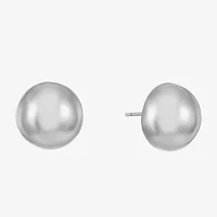 Liz Claiborne Silver Tone 11.6mm Ball Stud Earrings