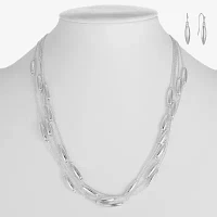 Liz Claiborne Multi-Strand Necklace And Drop Earring 2-pc. Jewelry Set