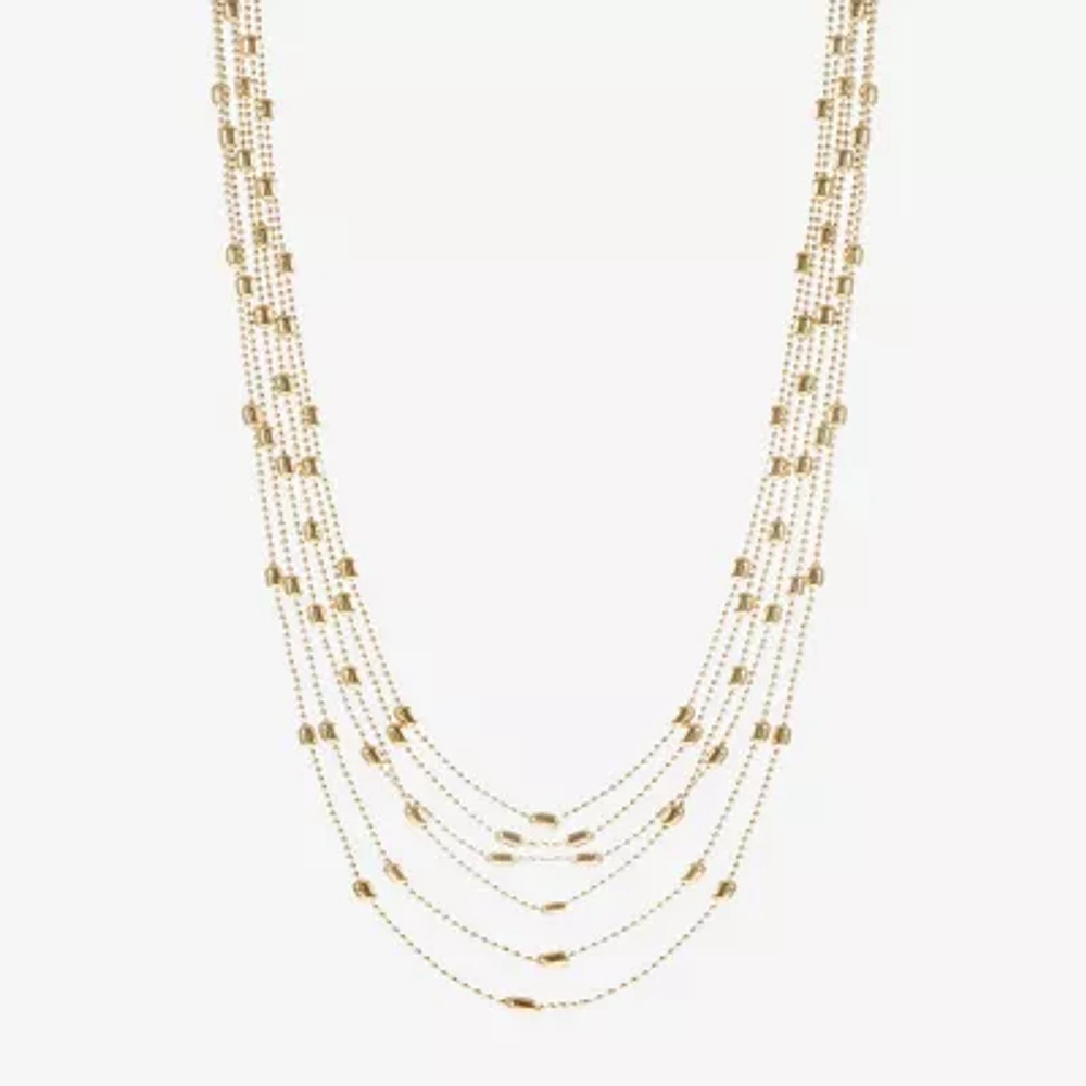 Liz Claiborne Layered 18 Inch Cable Strand Necklace