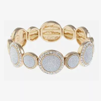 Monet Jewelry Two Tone Stretch Bracelet