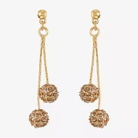 Monet Jewelry Gold Tone Drop Earrings