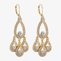 Monet Jewelry Gold Tone Chandelier Earrings