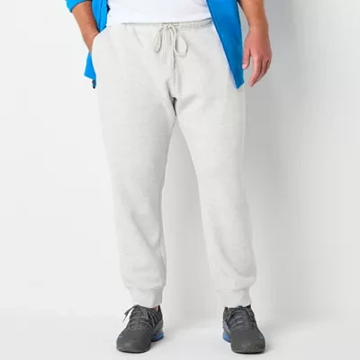 Xersion Quick Dry Cotton Fleece Mens Mid Rise Big and Tall Jogger Pant