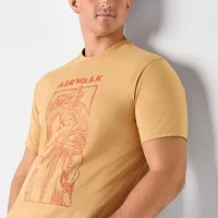 Airwalk Big and Tall Mens Crew Neck Short Sleeve Regular Fit Graphic T-Shirt