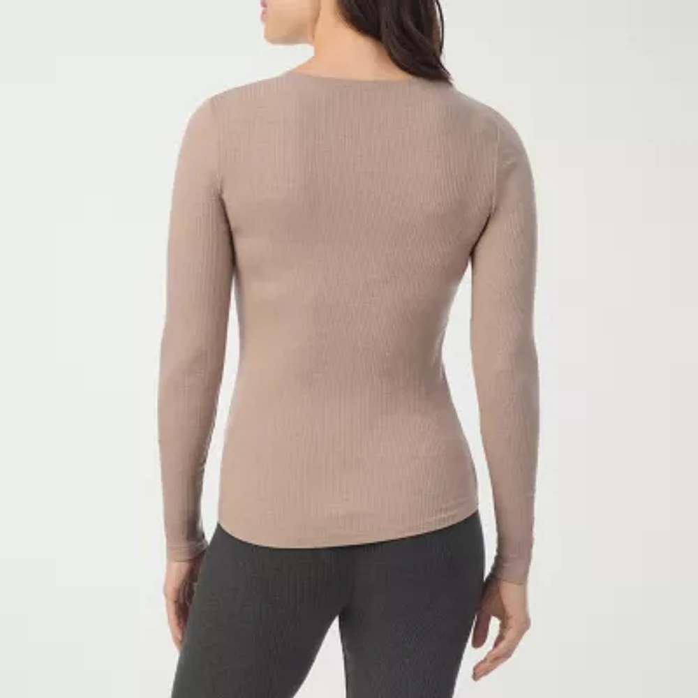 Cuddl Duds Stretch Rib Thermal Shirt