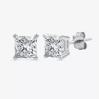 CT. T.W. Lab-Grown (G / Si1-Si2) Diamond Princess-cut Stud Earrings in 10K or 14K Gold