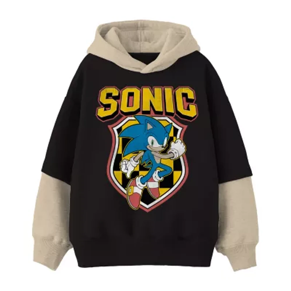 Little & Big Boys Sonic the Hedgehog Fleece Hoodie