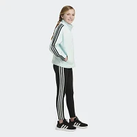 adidas Big Girls Long Sleeve Quarter-Zip Pullover