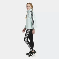 adidas Big Girls Long Sleeve Quarter-Zip Pullover