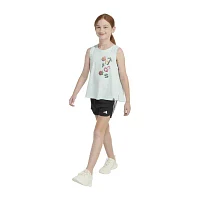 adidas Big Girls Crew Neck Tank Top