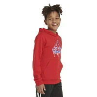 adidas Big Boys Fleece Hoodie