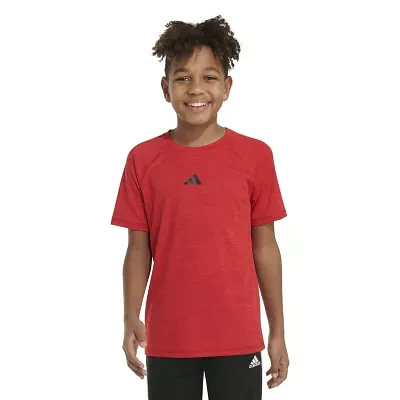 adidas Big Boys Dri-Fit Crew Neck Short Sleeve Graphic T-Shirt