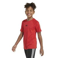 adidas Big Boys Dri-Fit Crew Neck Short Sleeve Graphic T-Shirt