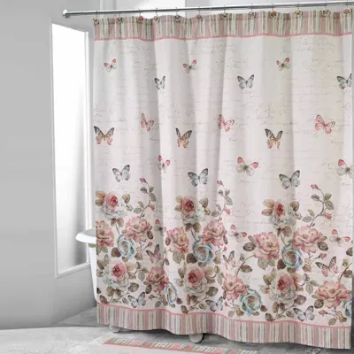 Avanti Butterfly Garden Shower Curtain