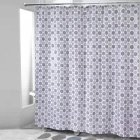 Avanti Dotted Circle Shower Curtain