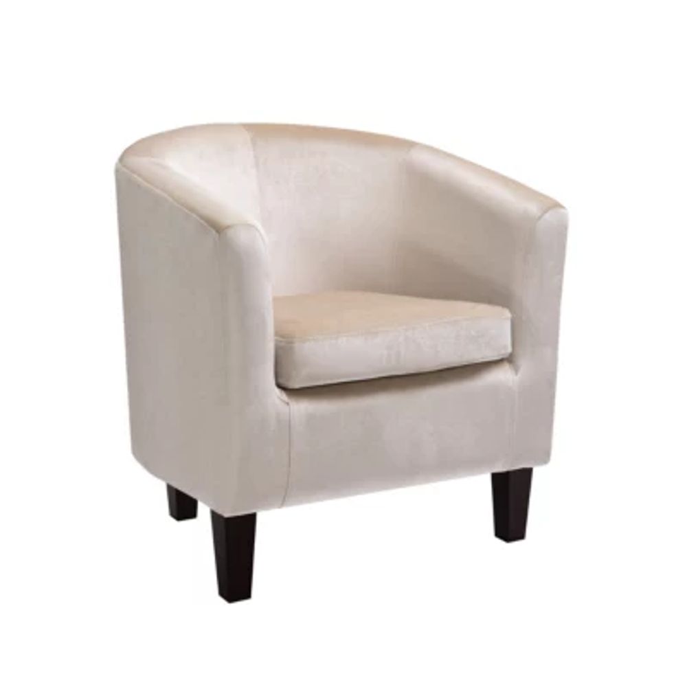 Antonio Velvet Barrel Chair