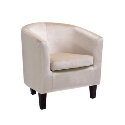 Antonio Velvet Barrel Chair