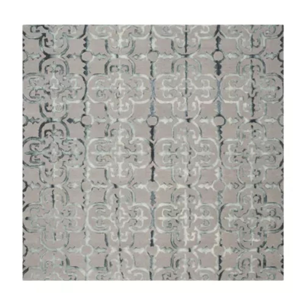 Safavieh Dip Dye Collection Danny Floral Square Area Rug