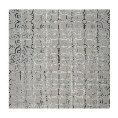 Safavieh Dip Dye Collection Danny Floral Square Area Rug