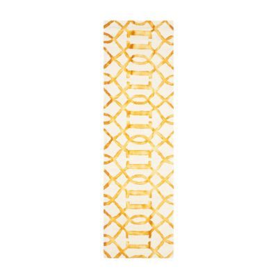 Safavieh Dip Dye Collection Diamond Geometric Runner Rug