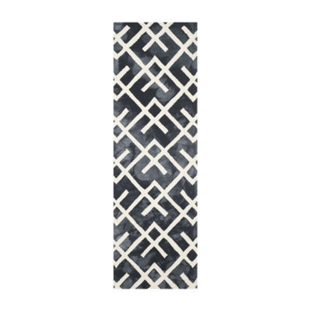 Safavieh Dip Dye Collection Earleen Geometric Runner Rug