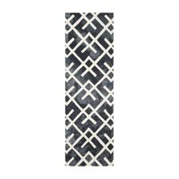 Safavieh Dip Dye Collection Earleen Geometric Runner Rug