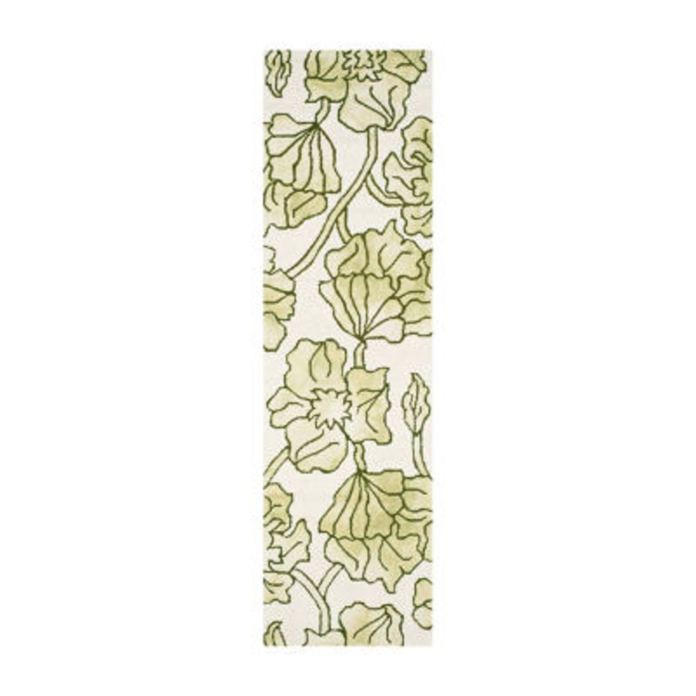 Safavieh Dip Dye Collection Erksine Floral Runner Rug