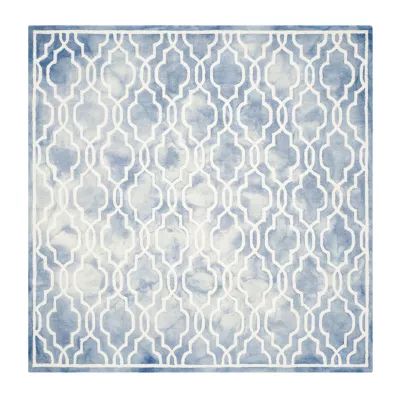 Safavieh Dip Dye Collection Jalen Geometric Square Area Rug