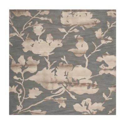 Safavieh Dip Dye Collection Jessie Floral Square Area Rug