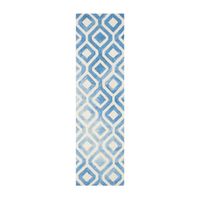 Safavieh Dip Dye Collection Lucian Geometric Runner Rug