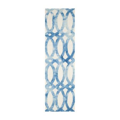 Safavieh Dip Dye Collection Maralyn Geometric Runner Rug