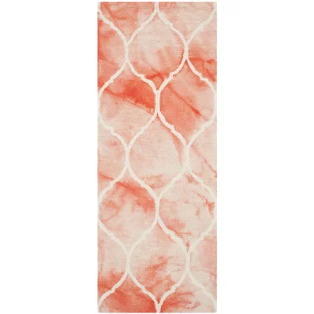 Safavieh Dip Dye Collection Nick Geometric Runner Rug
