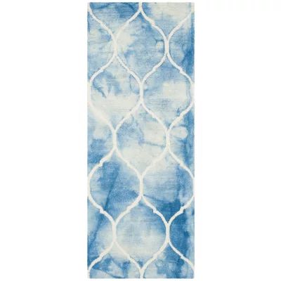 Safavieh Dip Dye Collection Nick Geometric Runner Rug