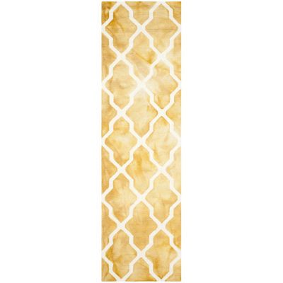 Safavieh Dip Dye Collection Petra Geometric Runner Rug