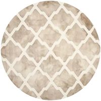 Safavieh Dip Dye Collection Petra Geometric Round Area Rug