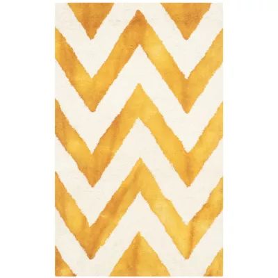 Safavieh Dip Dye Collection Ronnie Chevron Area Rug