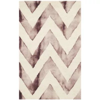 Safavieh Dip Dye Collection Ronnie Chevron Area Rug