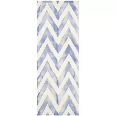 Safavieh Dip Dye Collection Ronnie Chevron Runner Rug