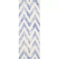 Safavieh Dip Dye Collection Ronnie Chevron Runner Rug